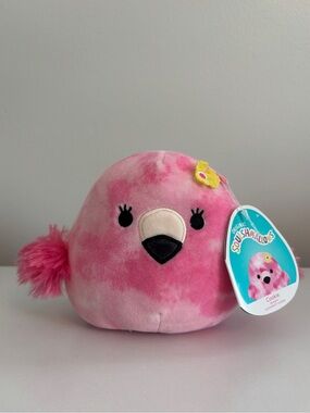 Squishmallows Cookie Pink Plush Bird - Soft Small